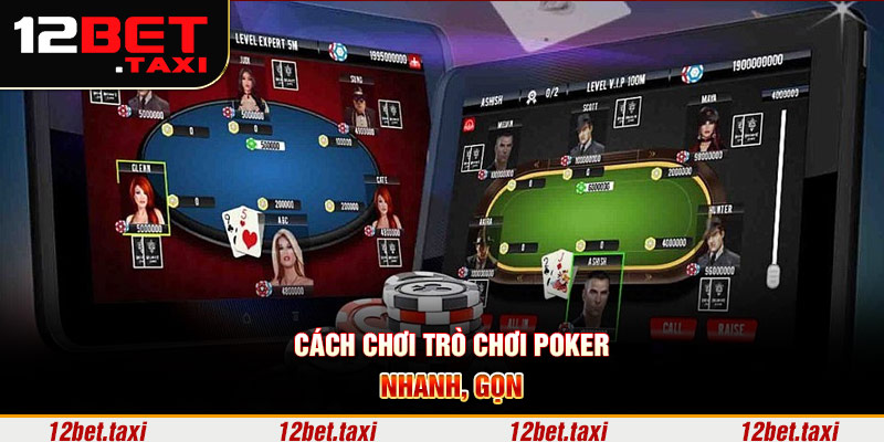 Cách chơi trò chơi Poker nhanh, gọn Cách chơi trò chơi Poker nhanh, gọn
